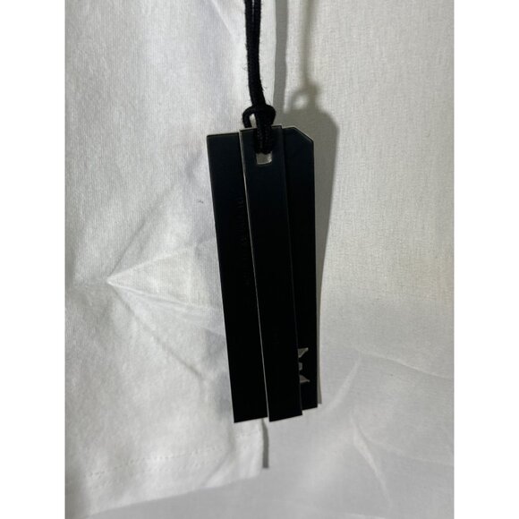 Embellish NYC Striped Skyline Logo T-Shirt, White, Size M, NWT - Picture 3 of 4